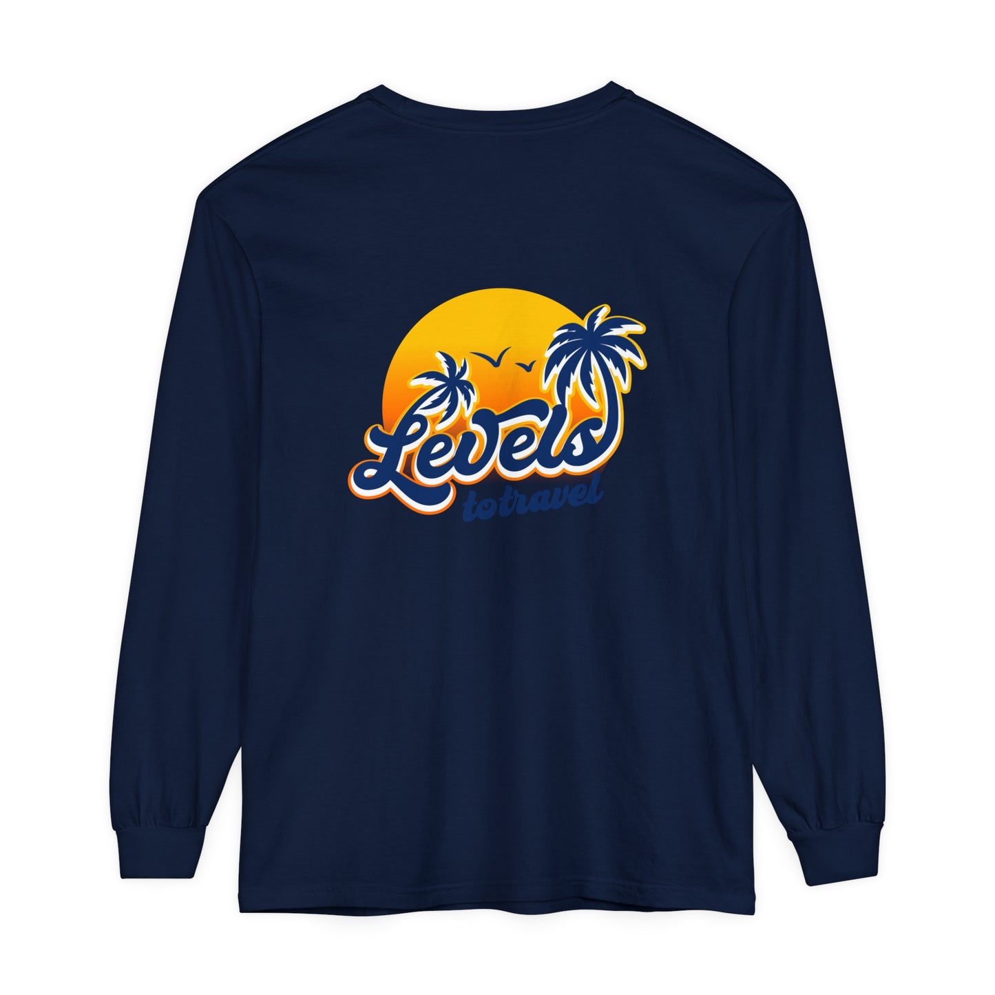 Beach Vibes Long Sleeve T-Shirt - "Levels to Travel"