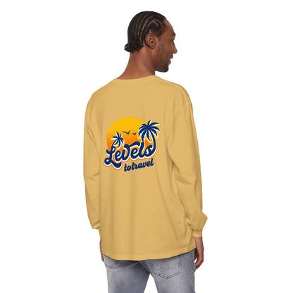 Beach Vibes Long Sleeve T-Shirt - "Levels to Travel"