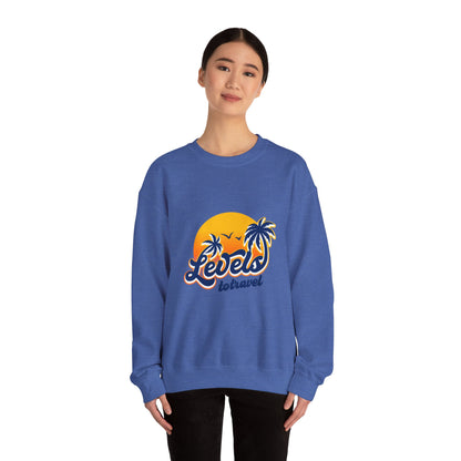 Levels to Travel Unisex Crewneck Sweatshirt - Perfect Travel Gift