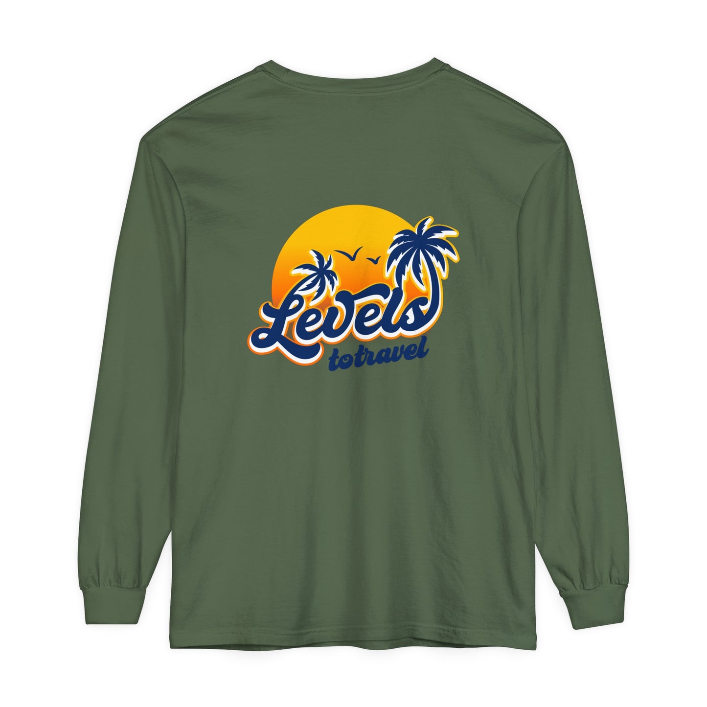 Beach Vibes Long Sleeve T-Shirt - "Levels to Travel"