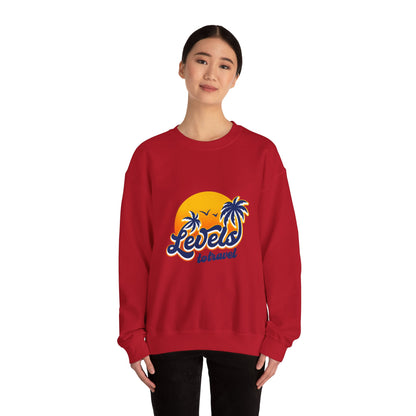 Levels to Travel Unisex Crewneck Sweatshirt - Perfect Travel Gift