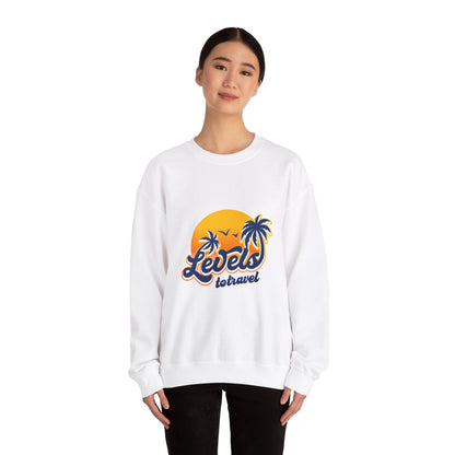 Levels to Travel Unisex Crewneck Sweatshirt - Perfect Travel Gift