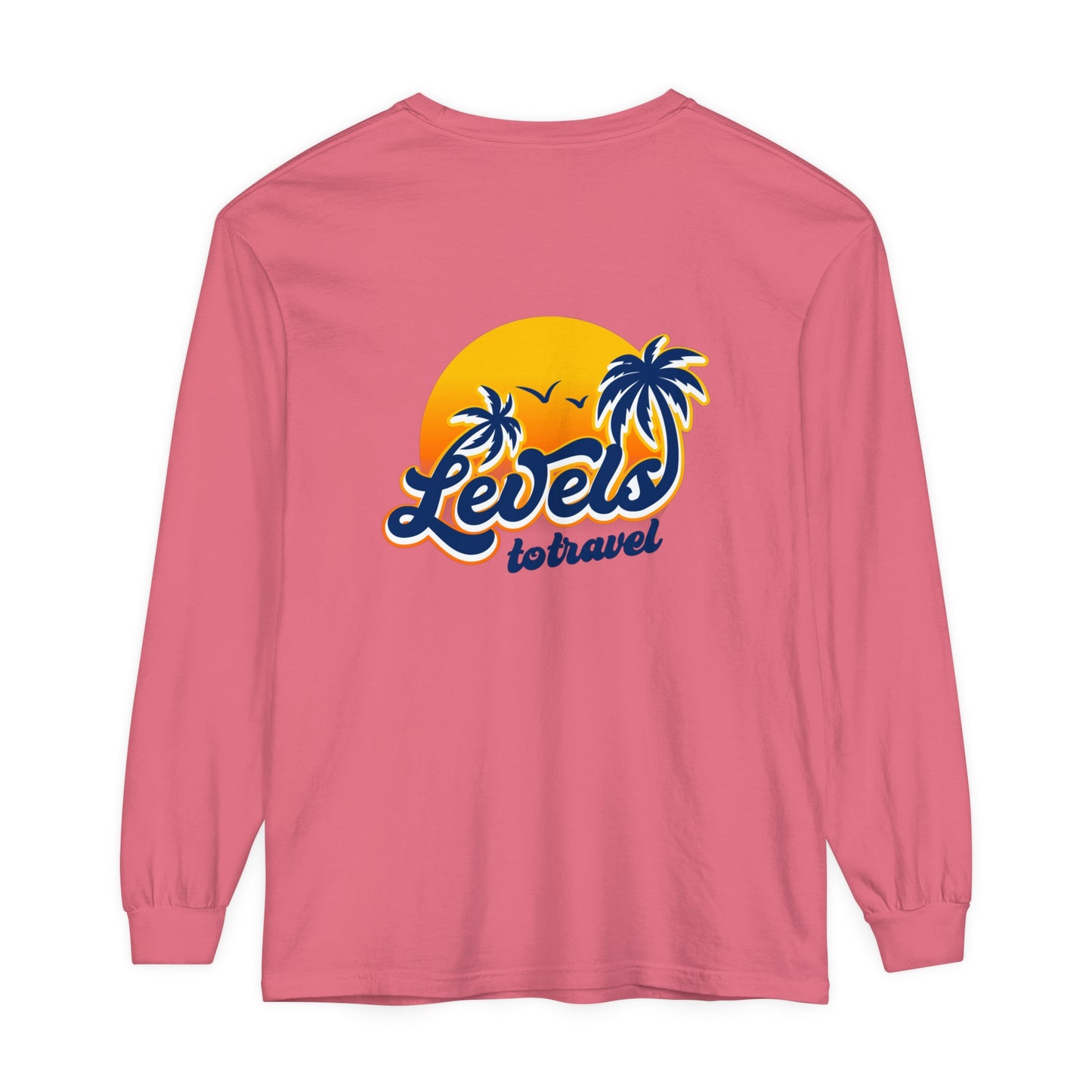 Beach Vibes Long Sleeve T-Shirt - "Levels to Travel"