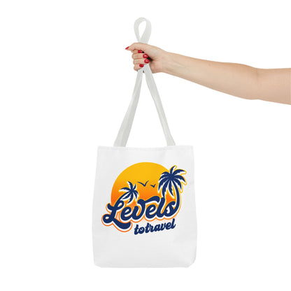 Levels to Travel Tropical Vibe Design Tote Bag