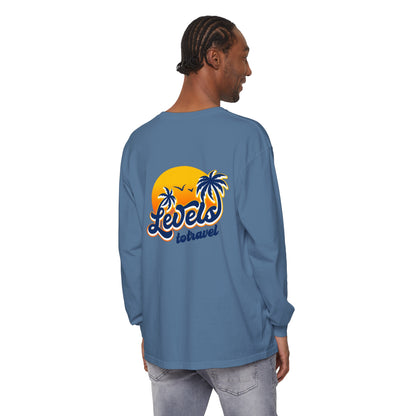 Beach Vibes Long Sleeve T-Shirt - "Levels to Travel"