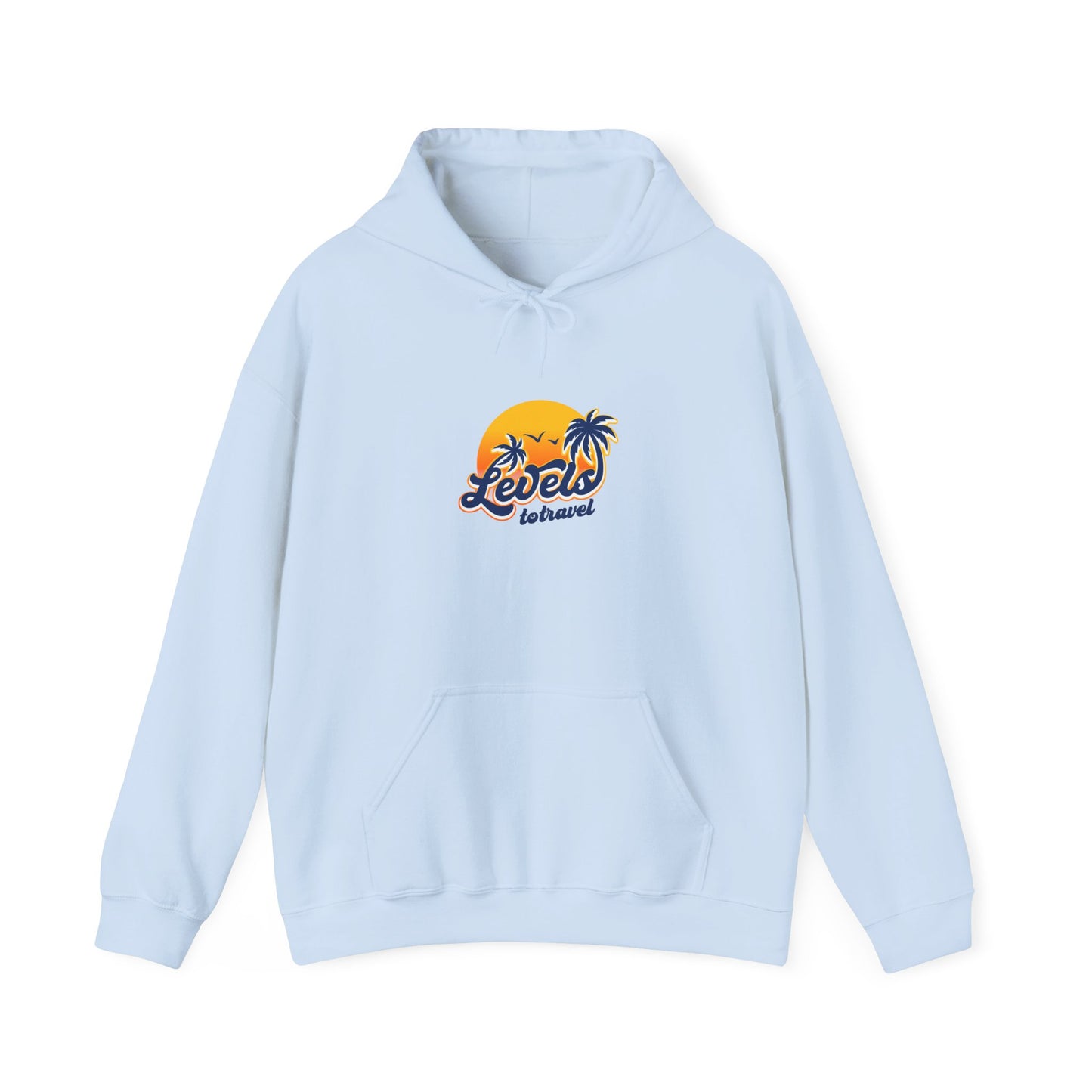 Sunny Vibes Unisex Hoodie – "Levels of Relax" Design