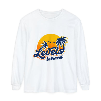 Beach Vibes Long Sleeve T-Shirt - "Levels to Travel"