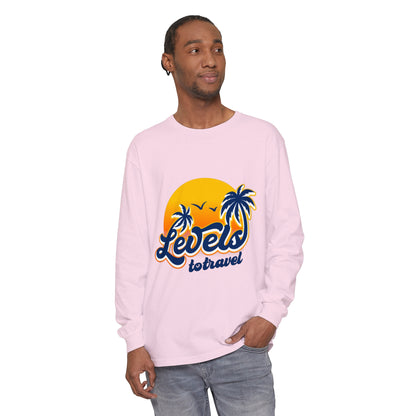 Beach Vibes Long Sleeve T-Shirt - "Levels to Travel"