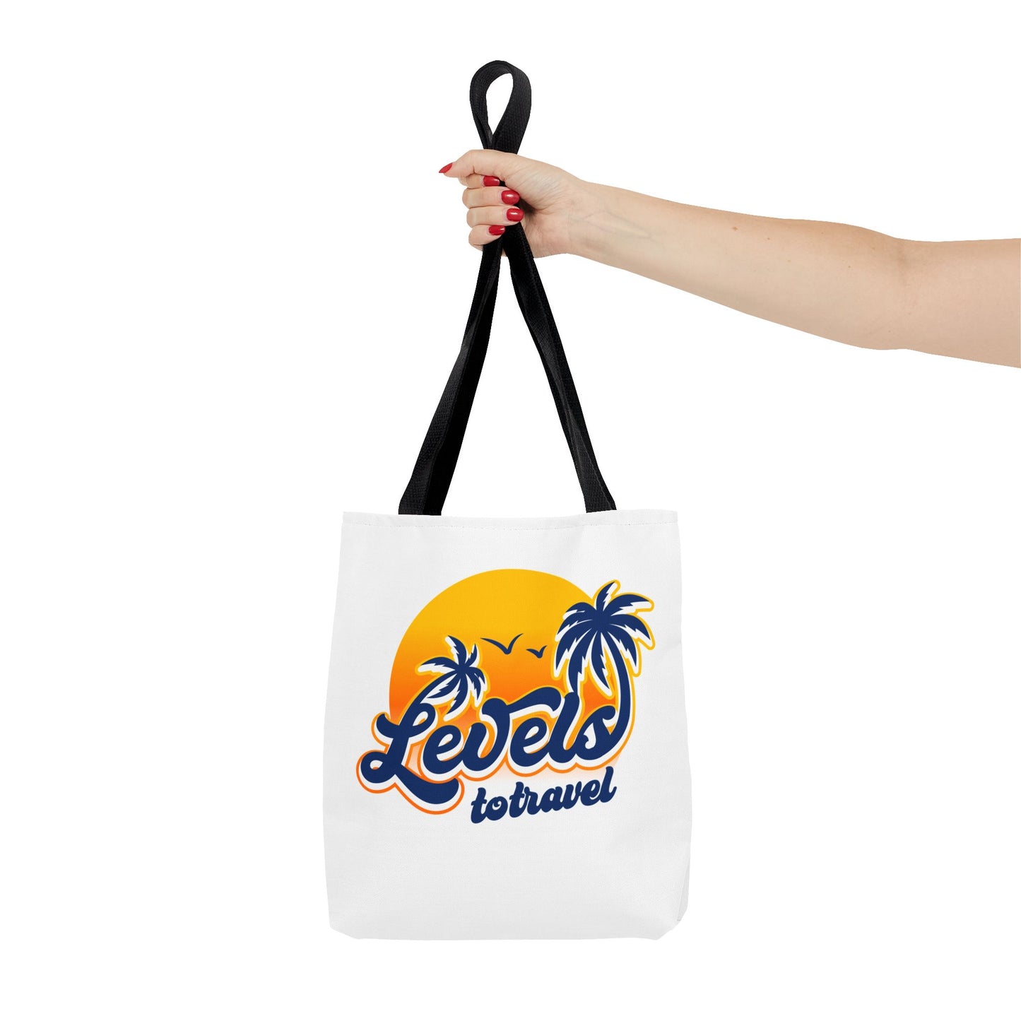 Levels to Travel Tropical Vibe Design Tote Bag