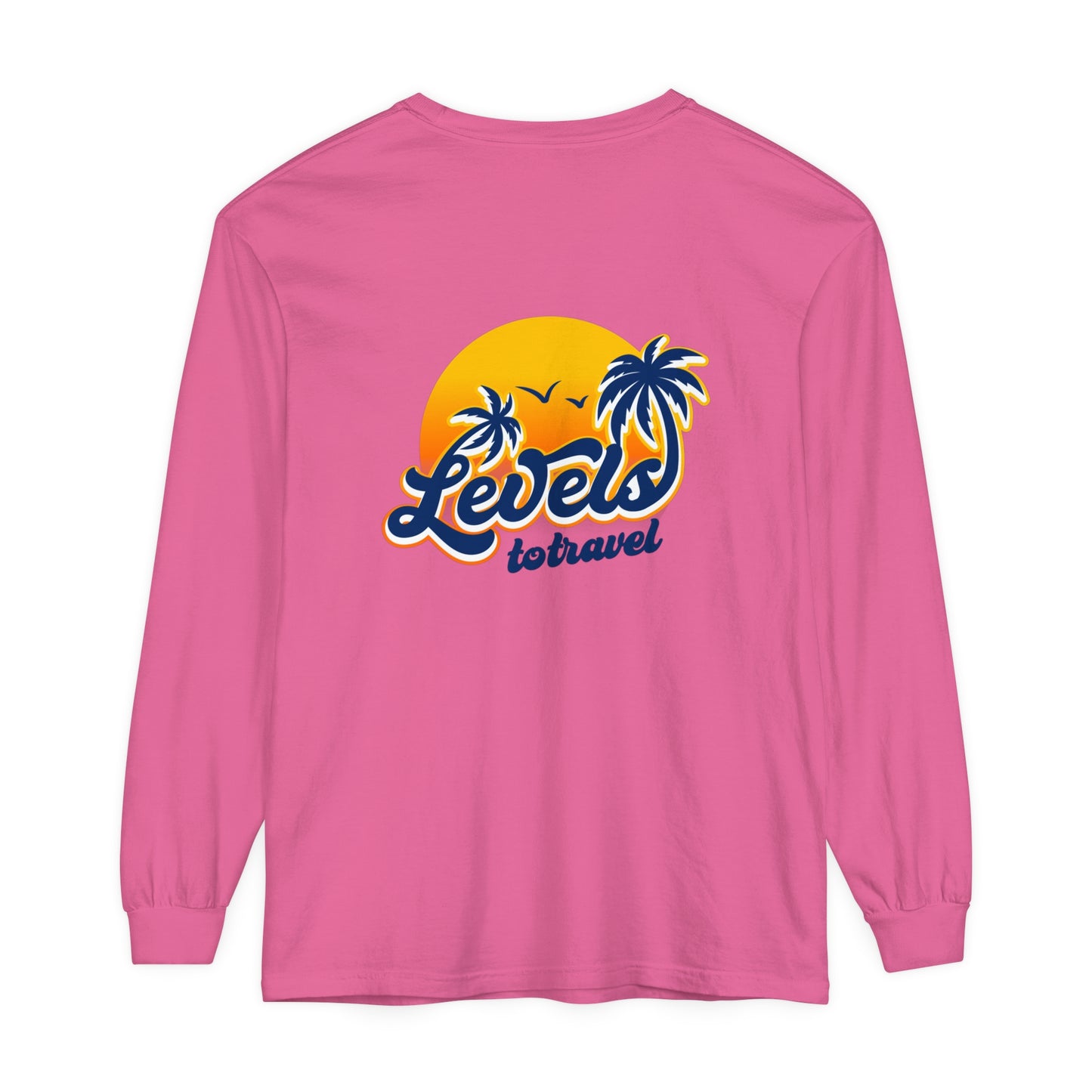 Beach Vibes Long Sleeve T-Shirt - "Levels to Travel"