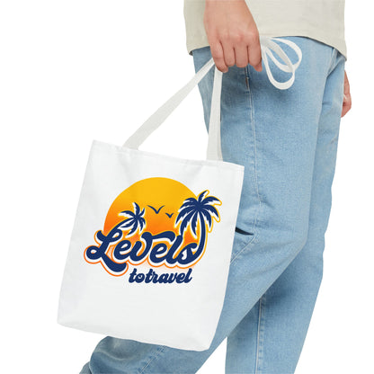 Levels to Travel Tropical Vibe Design Tote Bag