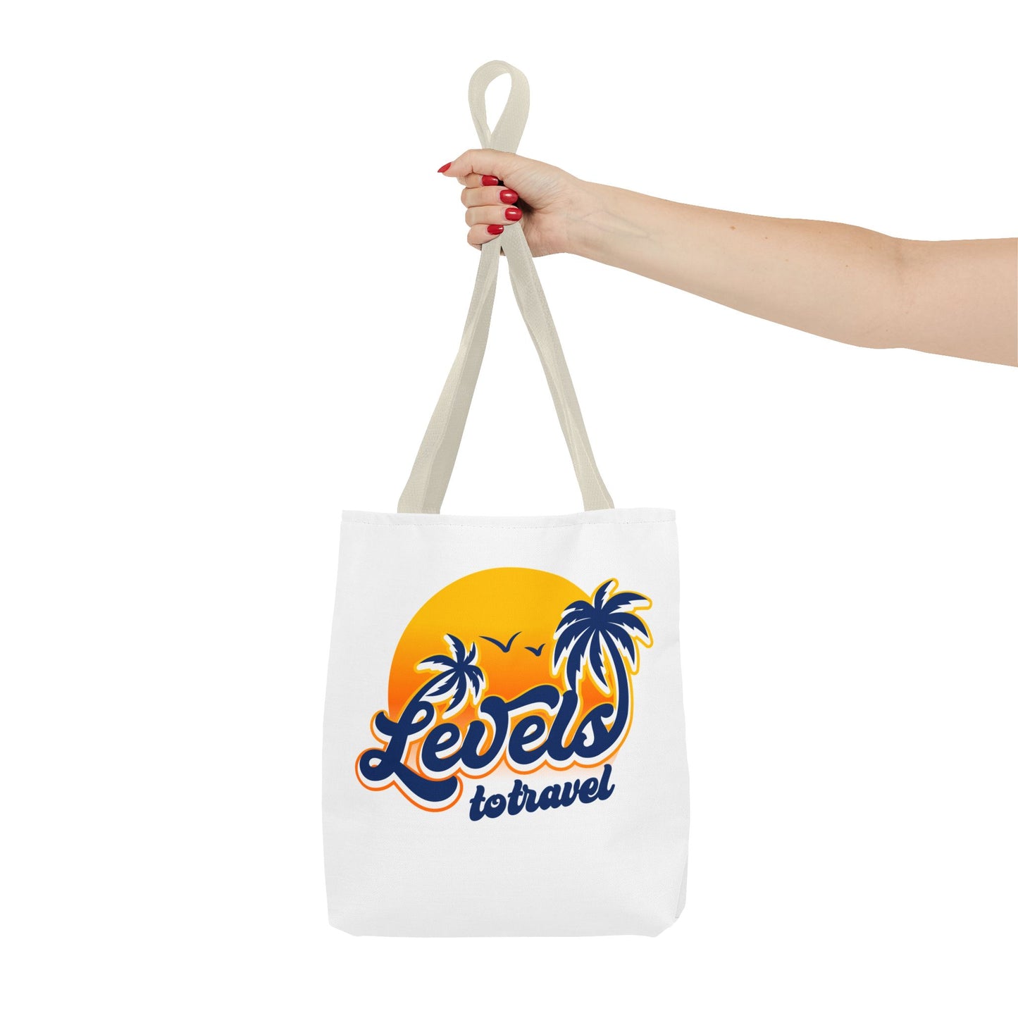 Levels to Travel Tropical Vibe Design Tote Bag