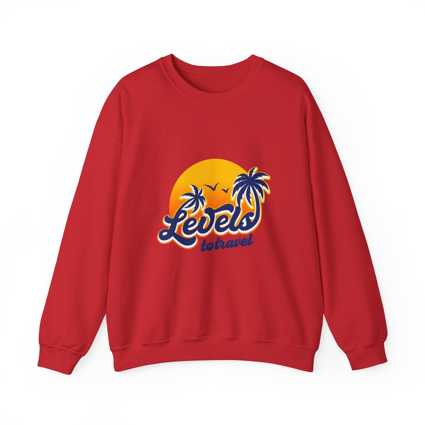 Levels to Travel Unisex Crewneck Sweatshirt - Perfect Travel Gift