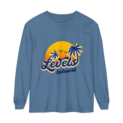 Beach Vibes Long Sleeve T-Shirt - "Levels to Travel"