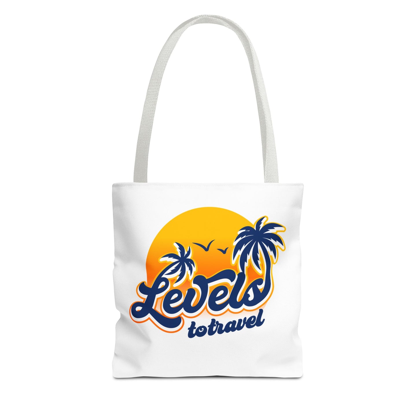 Levels to Travel Tropical Vibe Design Tote Bag