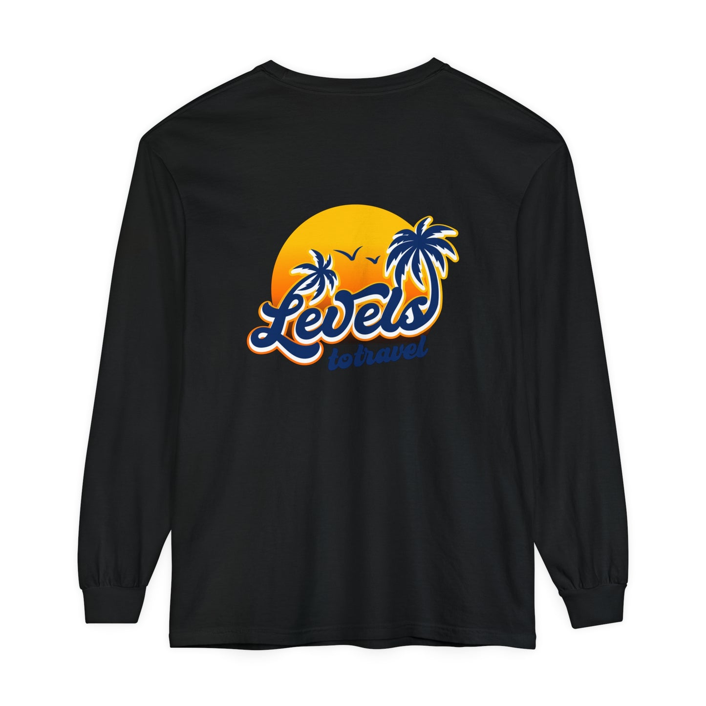 Beach Vibes Long Sleeve T-Shirt - "Levels to Travel"