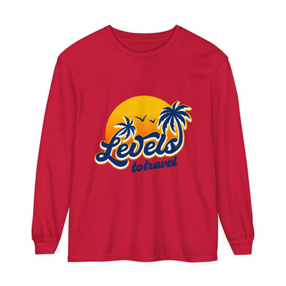 Beach Vibes Long Sleeve T-Shirt - "Levels to Travel"