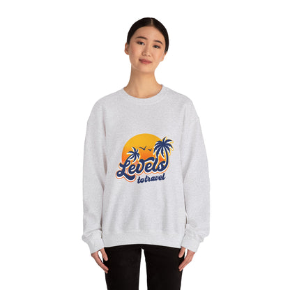 Levels to Travel Unisex Crewneck Sweatshirt - Perfect Travel Gift