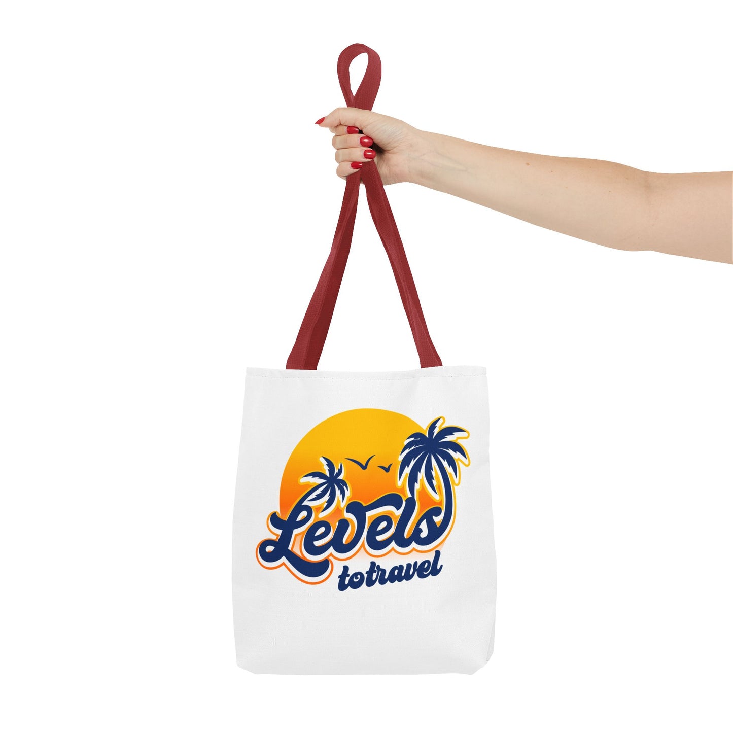 Levels to Travel Tropical Vibe Design Tote Bag